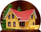 Проекты домов из бревна