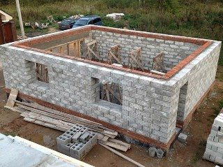Строительство бани из пеноблоков в Краснодаре