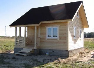 Строительство бань с мансардой в Краснодаре