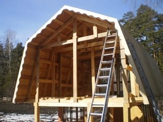 Строительство бань с мансардой в Краснодаре