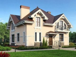 Проекты домов из кирпича 11х11 в Краснодаре