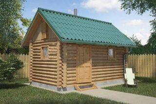Проекты бань из бревна 3х5