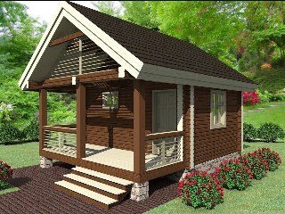 Проекты бань из бруса 3х4
