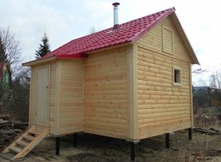 Проекты бань из бруса 3х4