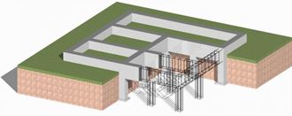 Мелкозаглубленный столбчатый фундамент в Краснодаре
