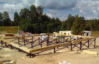Свайно-винтовой фундамент 8 на 8 в Краснодаре