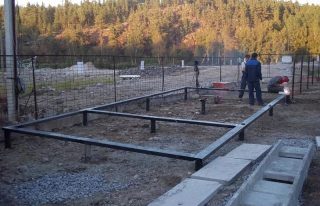 Свайно-винтовой фундамент 8 на 8 в Краснодаре