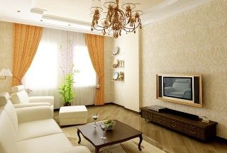 Ремонт гостиной в хрущевке в Краснодаре