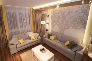 Ремонт гостиной 20 кв. м в Краснодаре под ключ