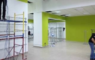 Фото процесса Ремонт общественных помещений в Краснодаре